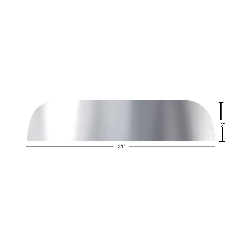 SS 5" Chopped Style Window Trims Peterbilt 389 (2008+) (388) 08-14 (386) 06-16