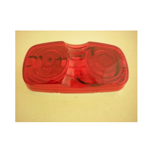 Red 4" Incandescent Bulls Eye Side Marker Clearance Light