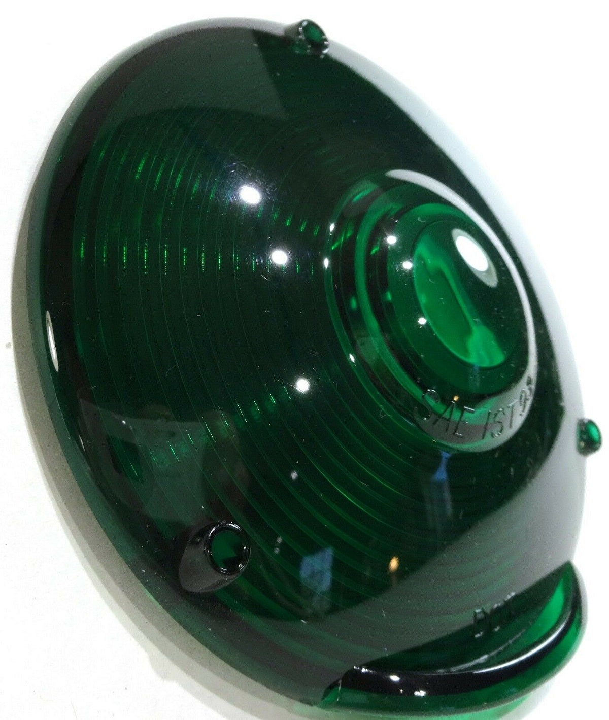 Replacement Lens 4" Round Green Plastic 3 Screws Peterbilt Fits Kenworth Freightliner