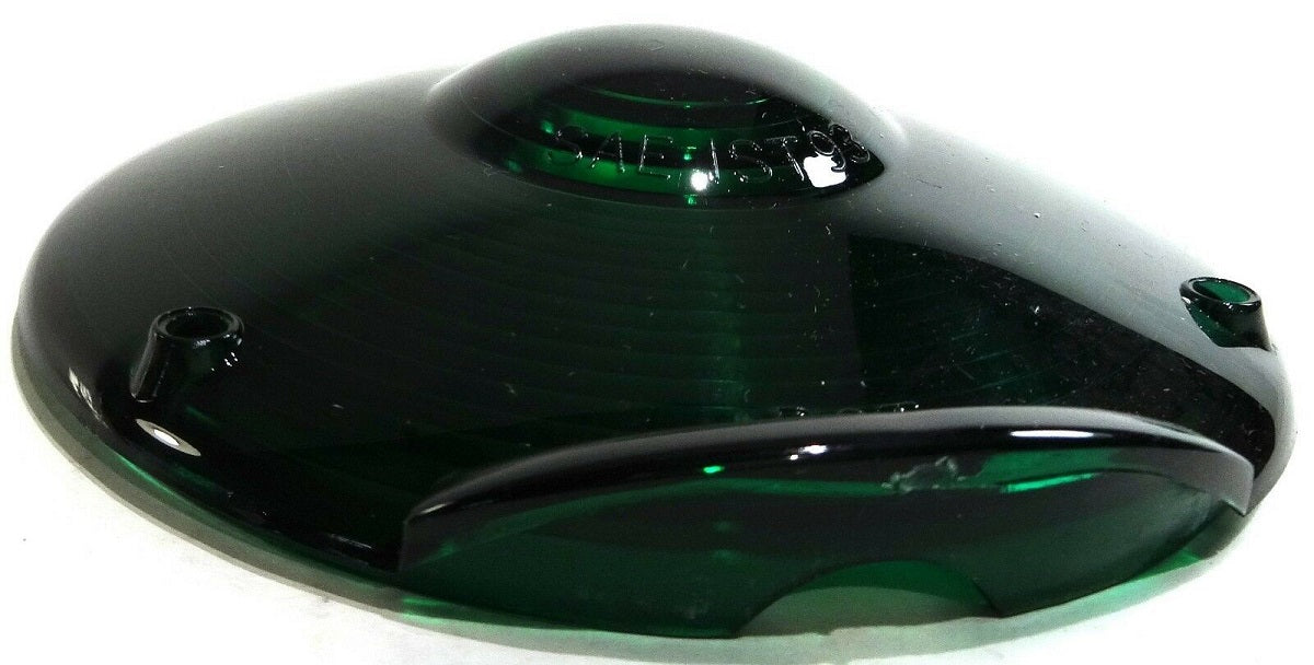 Replacement Lens 4" Round Green Plastic 3 Screws Peterbilt Fits Kenworth Freightliner