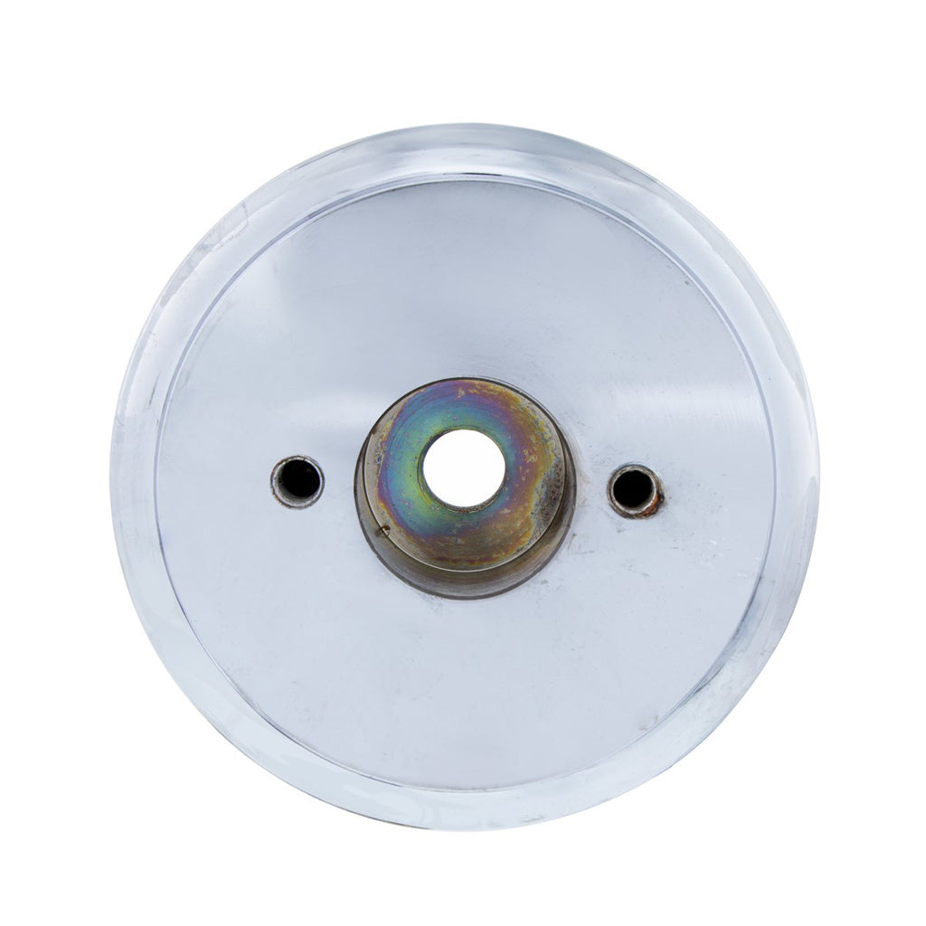 Large Chrome Aluminum Boyce Motometer with Base and Chrome Wings