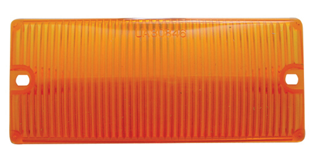 2-3/16" x 5-3/16" Rectangle Door Light Lens - Amber