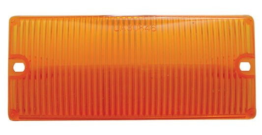 2-3/16" x 5-3/16" Rectangle Door Light Lens - Amber