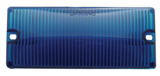 2-3/16" x 5-3/16" Rectangle Door Light Lens - Blue