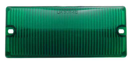 2-3/16" x 5-3/16" Rectangle Door Light Lens - Green