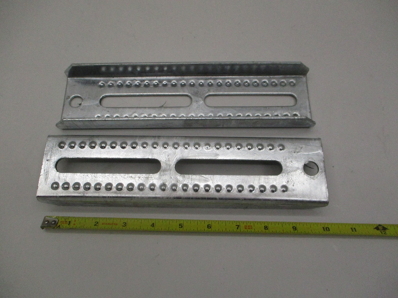 (2) Boat Pontoon Trailer 10" Galvanized Steel Bolster Bunk Board Brackets