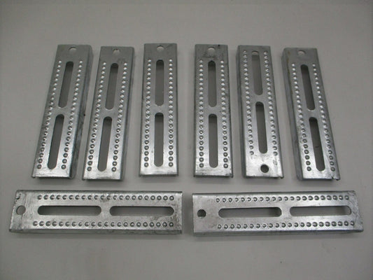 (8) Boat Pontoon Trailer 10" Galvanized Steel Bolster Bunk Board Brackets