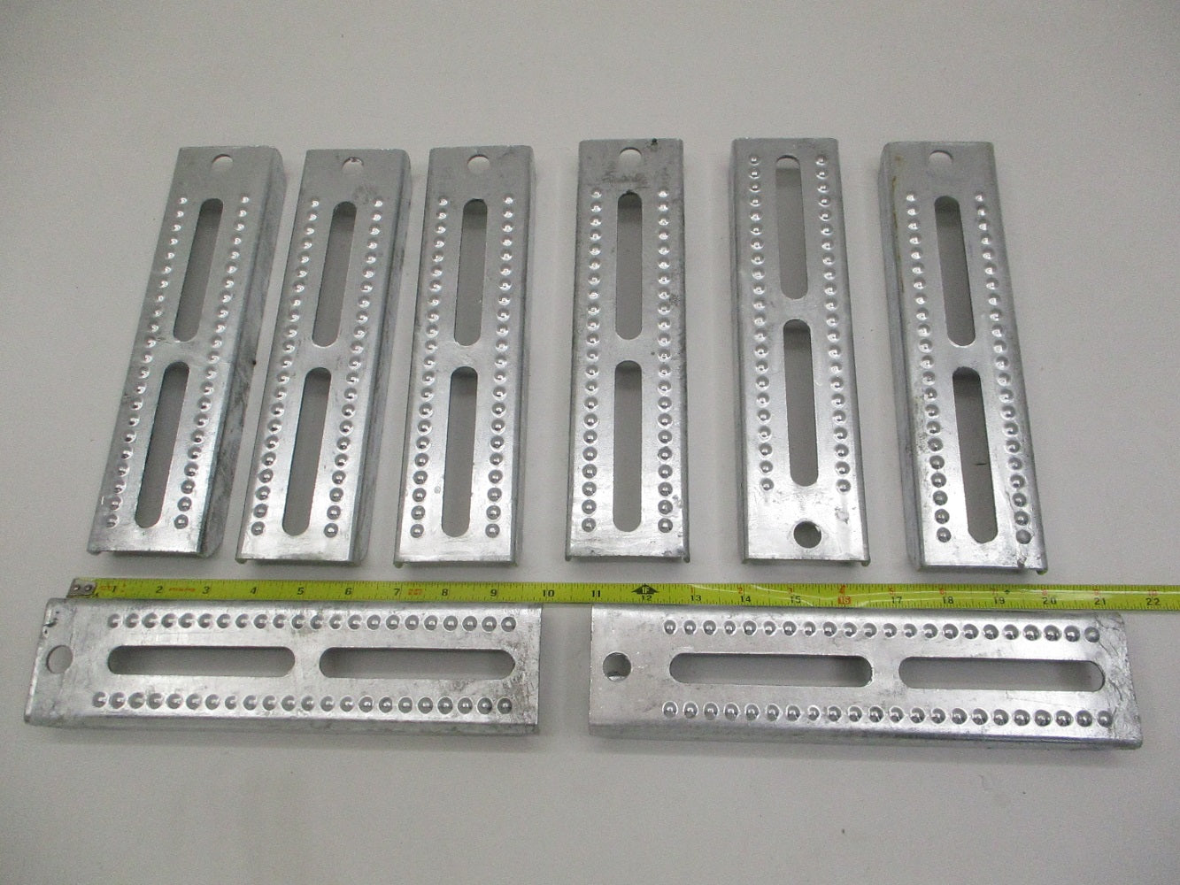 (8) Boat Pontoon Trailer 10" Galvanized Steel Bolster Bunk Board Brackets