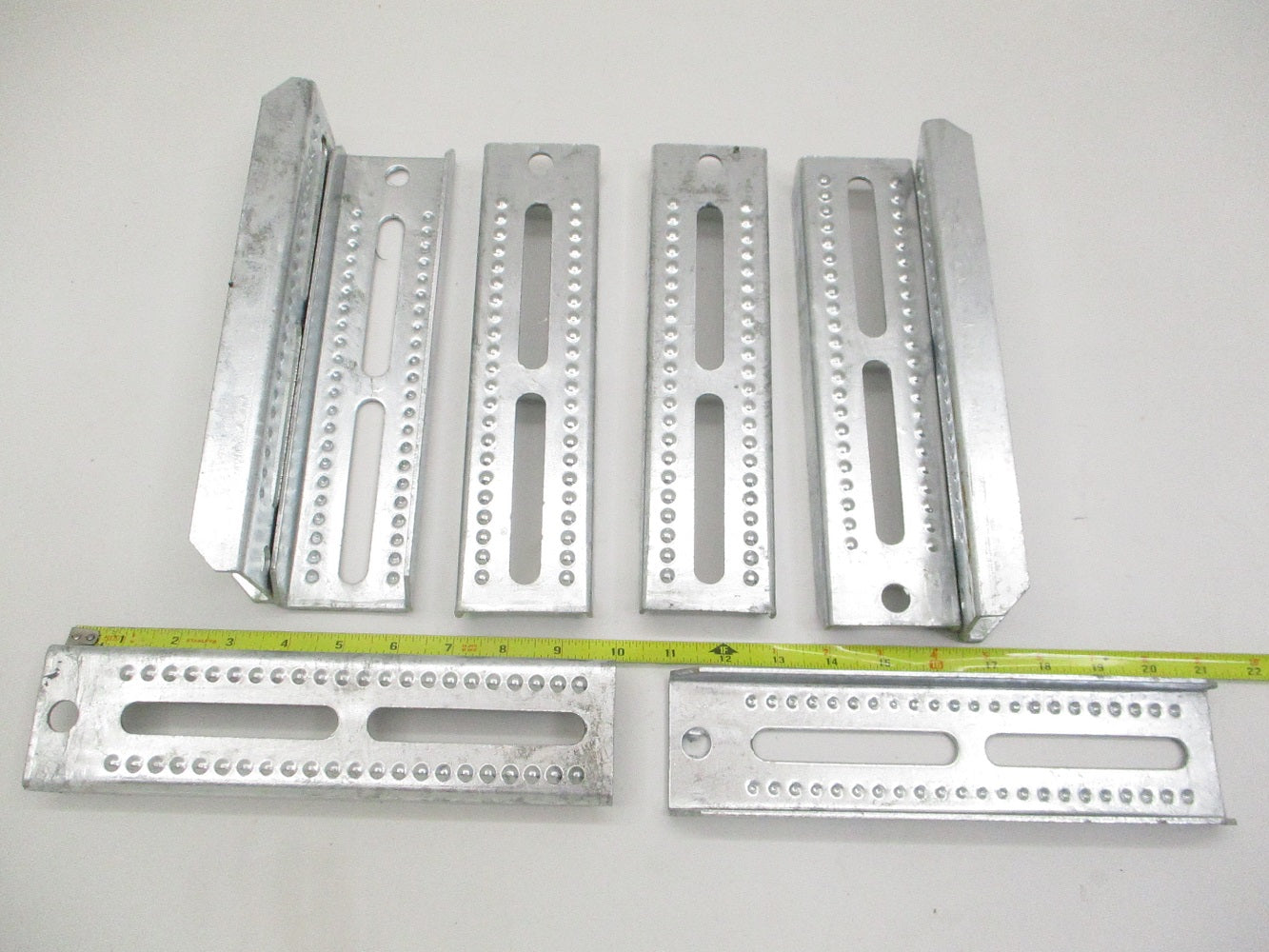 (8) Boat Pontoon Trailer 10" Galvanized Steel Bolster Bunk Board Brackets