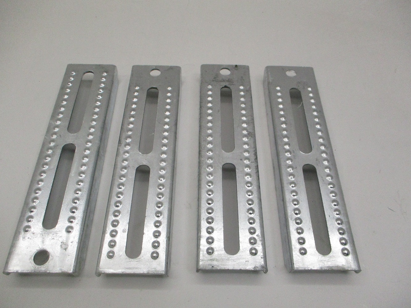 (4) Boat Pontoon Trailer 10" Galvanized Steel Bolster Bunk Board Brackets
