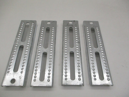 (4) Boat Pontoon Trailer 10" Galvanized Steel Bolster Bunk Board Brackets