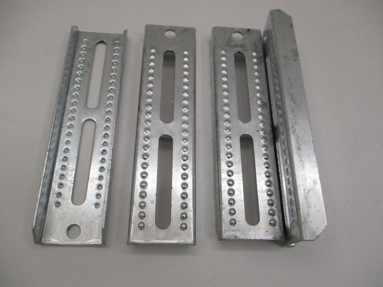 (4) Boat Pontoon Trailer 10" Galvanized Steel Bolster Bunk Board Brackets