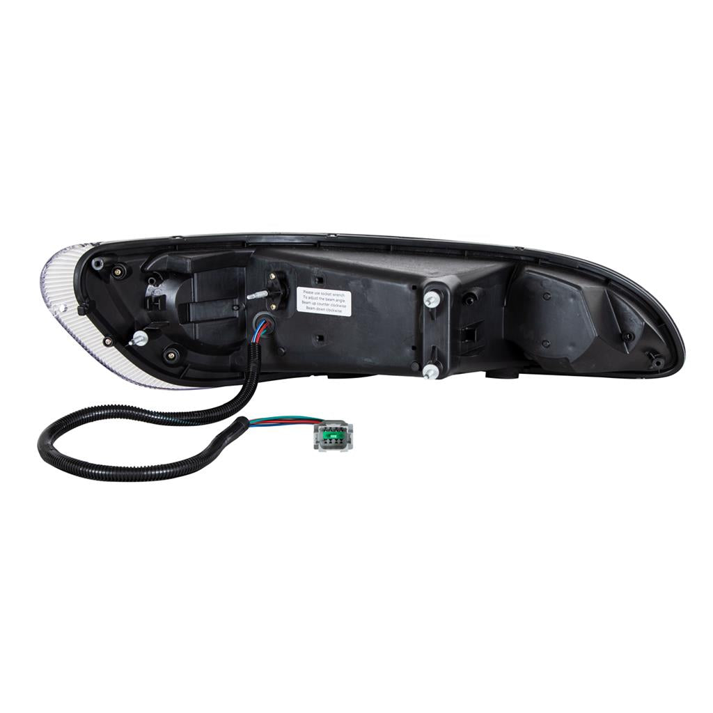 Chrome LED Headlight LED Turn Position DRL Peterbilt 386 05-15 387 1999-10 RH LH
