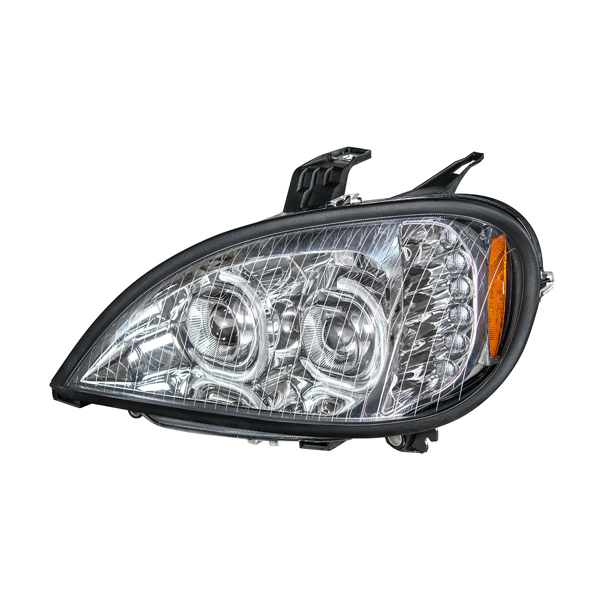 High Power LED Chrome Projection Headlight 2001-2020 Freightliner Columbia RH/LH