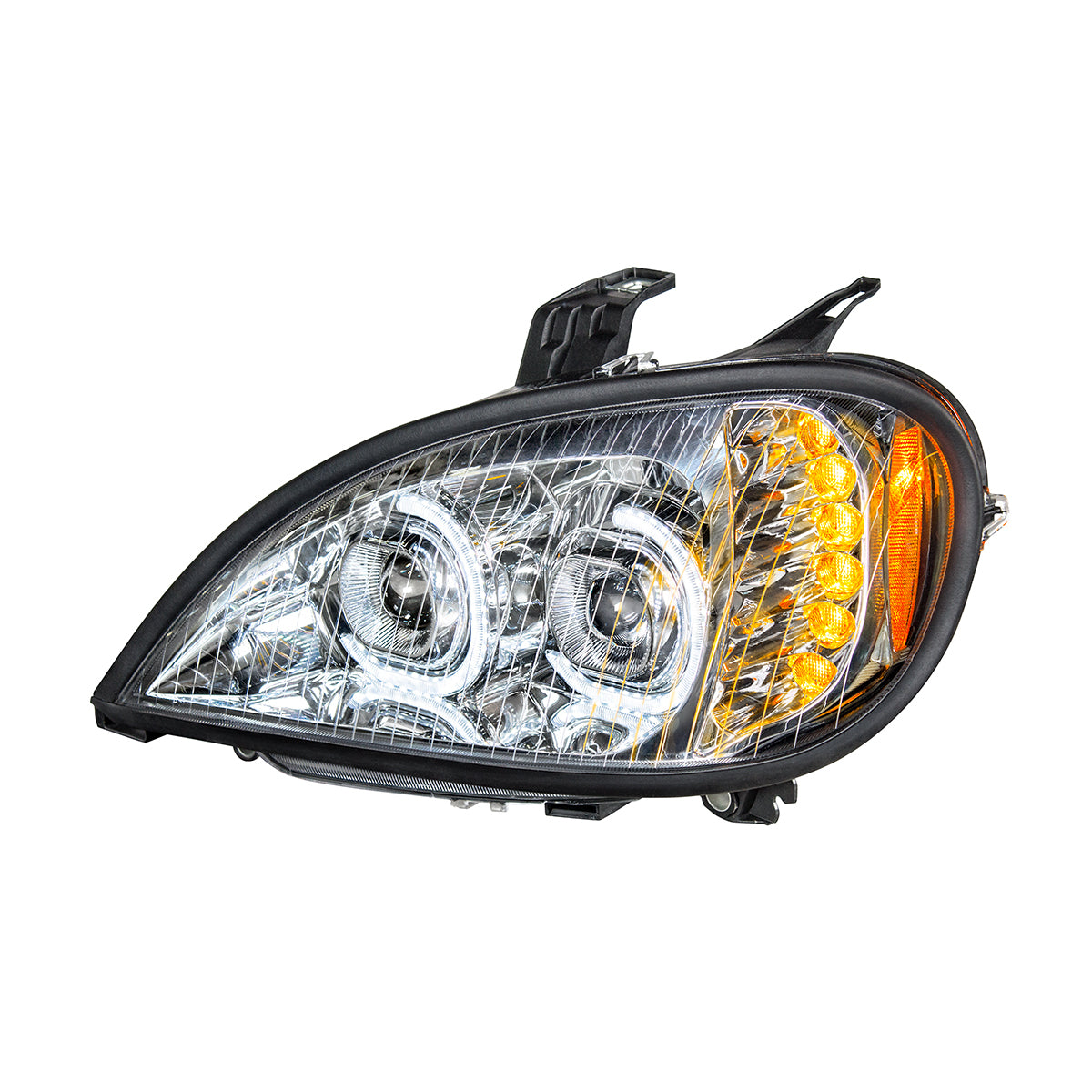 High Power LED Chrome Projection Headlight 2001-2020 Freightliner Columbia RH/LH