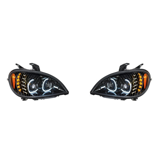 High Power LED Blackout Projection Headlight 2001-2020 Freightliner Columbia