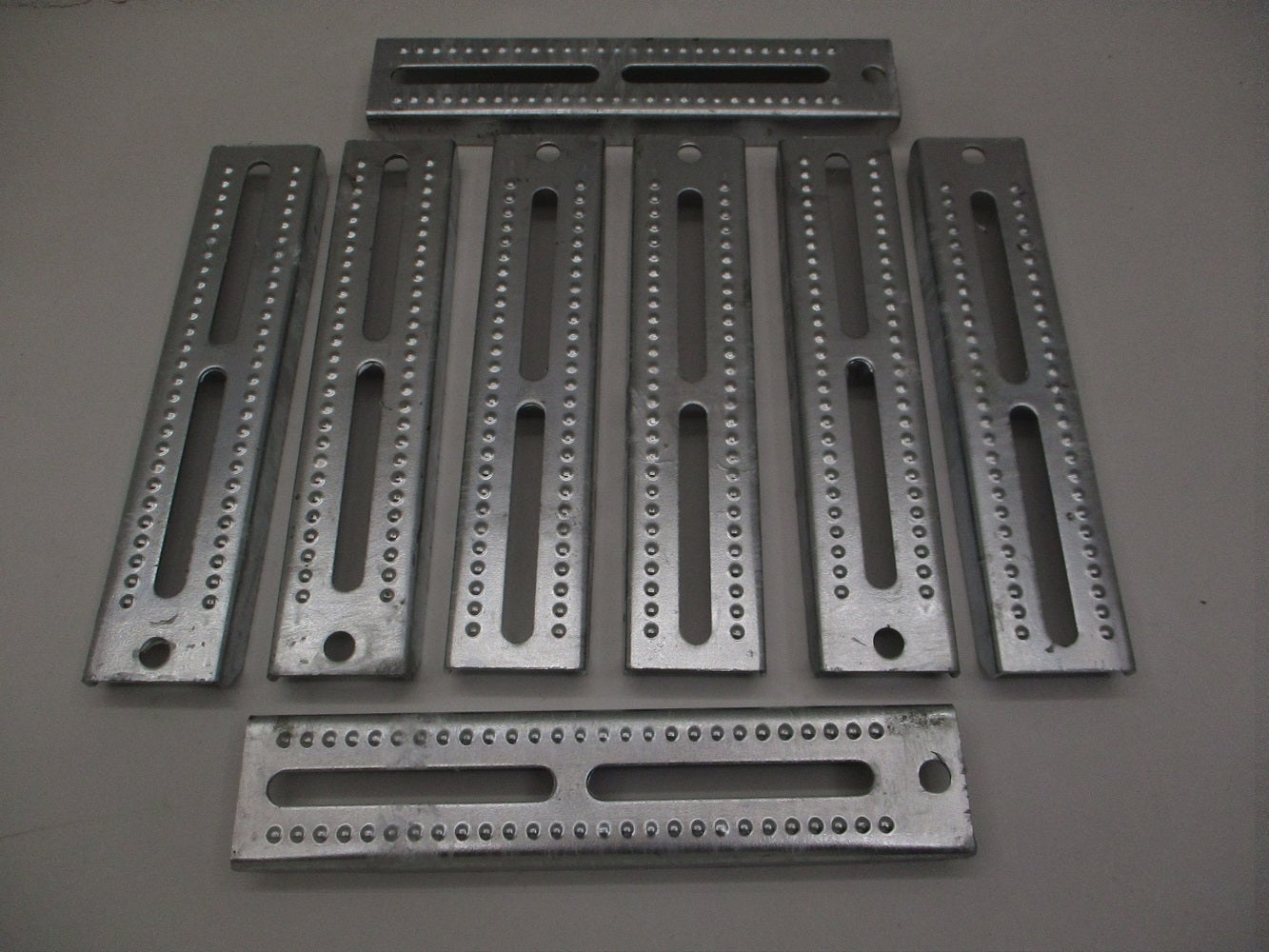 (8) Boat Pontoon Trailer 12" Galvanized Steel Bolster Bunk Board Brackets