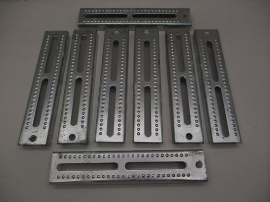 (8) Boat Pontoon Trailer 12" Galvanized Steel Bolster Bunk Board Brackets