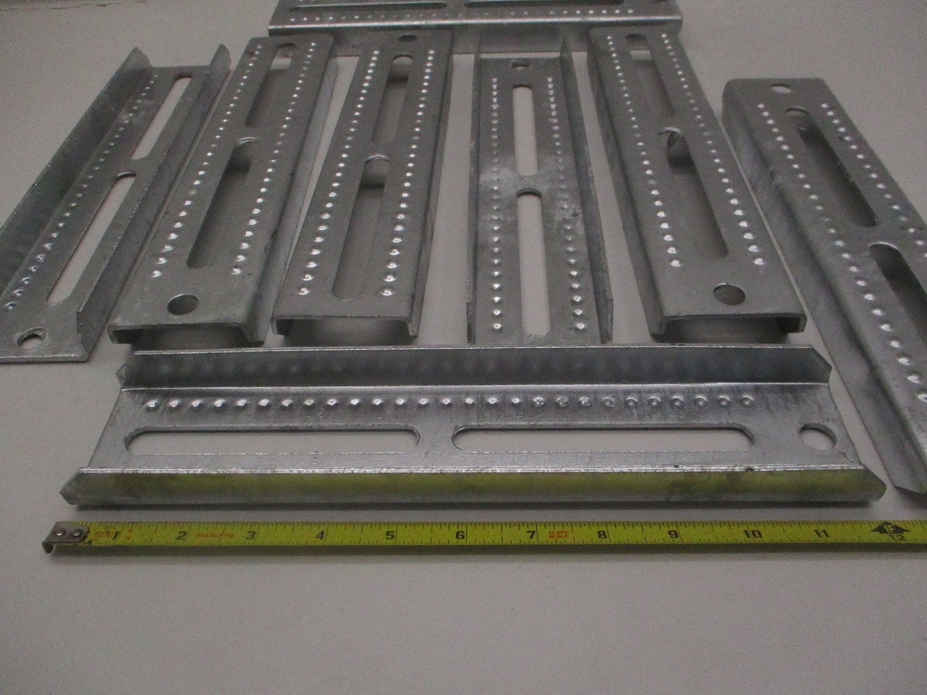 (8) Boat Pontoon Trailer 12" Galvanized Steel Bolster Bunk Board Brackets