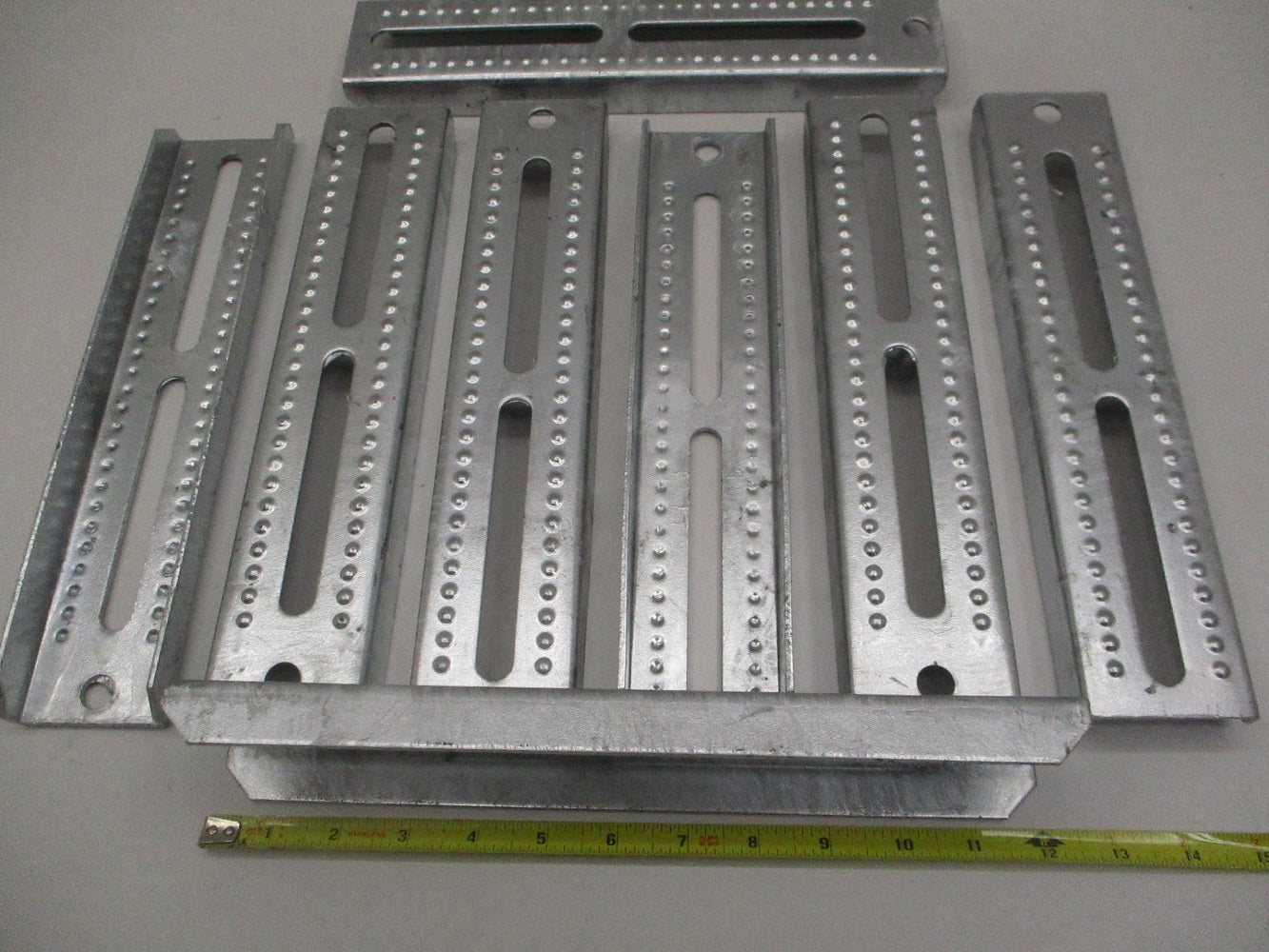 (8) Boat Pontoon Trailer 12" Galvanized Steel Bolster Bunk Board Brackets