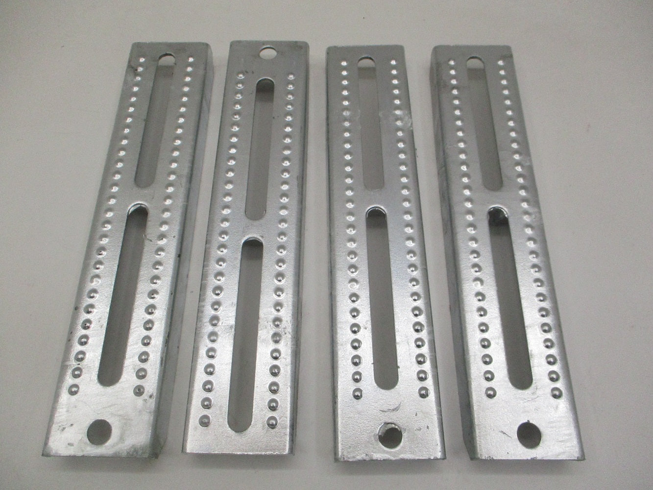 (4) Boat Pontoon Trailer 12" Galvanized Steel Bolster Bunk Board Brackets