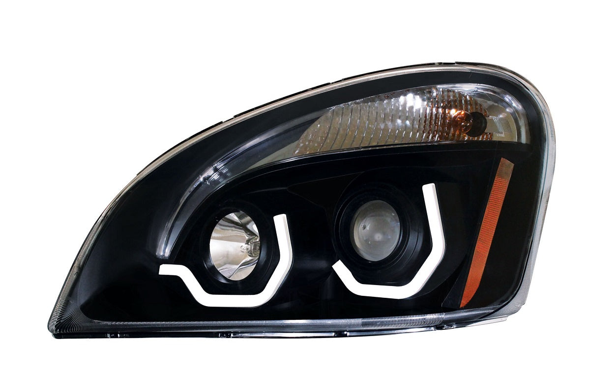 Blackout Headlight White LED Position Light 2008-17 Freightliner Cascadia RH LH