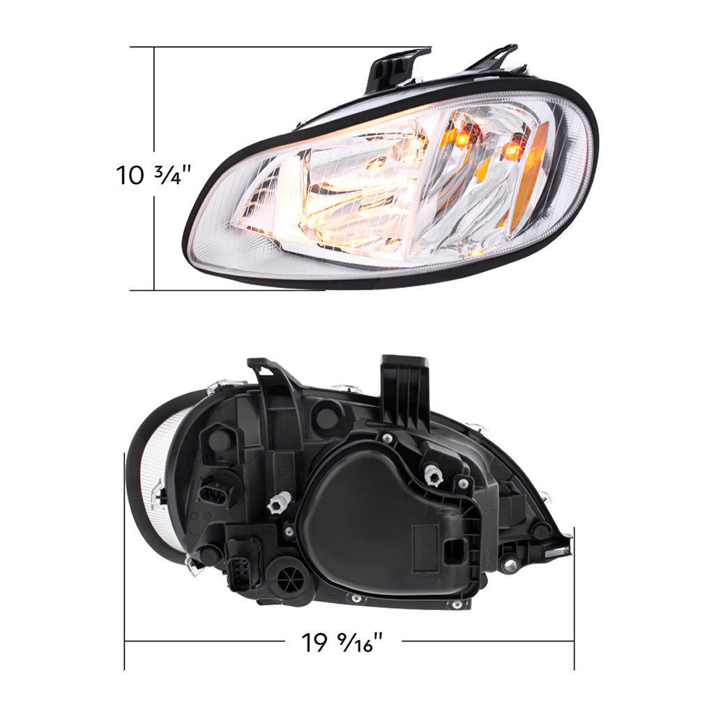 Driver Side Headlight Compatible with Freightliner M2 - 2002-2024