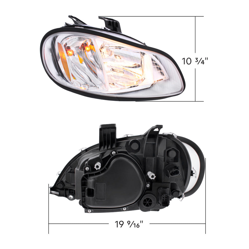 Passenger Side Headlight Compatible with Freightliner M2 - 2002-2024