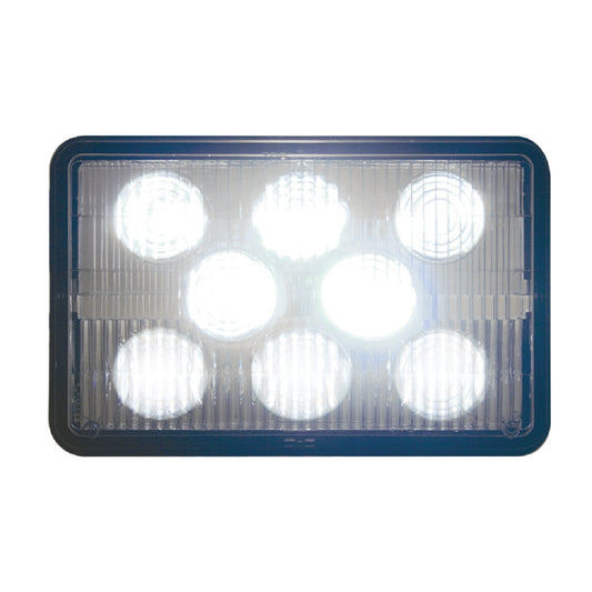 ULTRALIT - 8 High Power LED 4" X 6" Headlight - High Beam