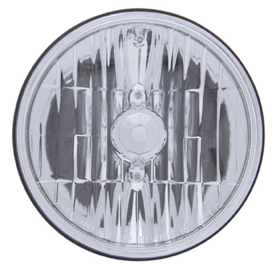5 3/4" Round Halogen Crystal Headlight Bulb SAE-9007 12V 65/55 W