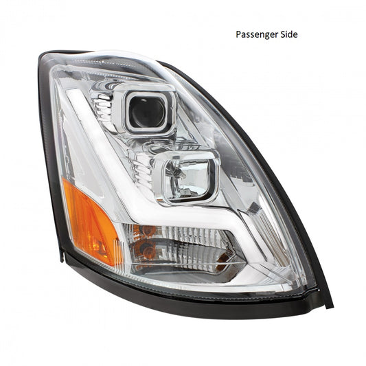 2004-2017 Fits Volvo VN/VNL Chrome Projection Headlight