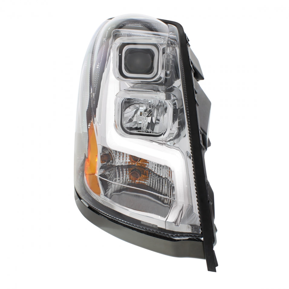 2004-2017 Fits Volvo VN/VNL Chrome Projection Headlight