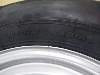 Trailer Camper 15" Silver 15x5x4.5 Dexstar Silver Wheel Rim  ST205/75R15 Radial Tire