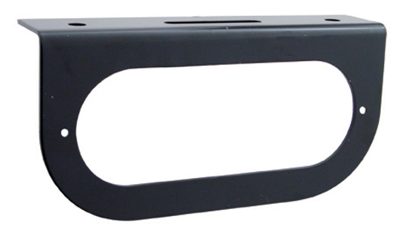 One Steel Mounting Bracket For 6" Oval Grommet Mounted Lights. Truck, Trailer