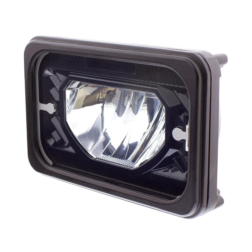 ULTRALIT - Heated 4" X 6" LED Headlight Low Beam - Blackout
