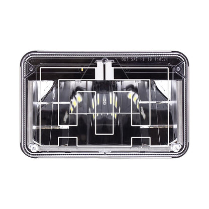 4" X 6" Heated LED Headlight Low Beam Freightliner Peterbilt Truck Fits Kenworth