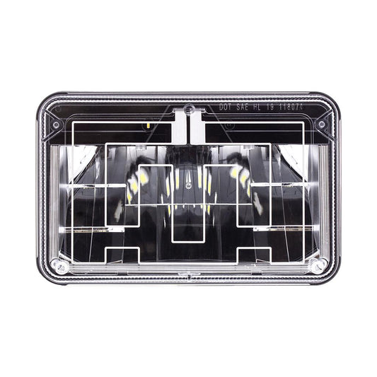 4" X 6" Heated LED Headlight Low Beam Freightliner Peterbilt Truck Fits Kenworth