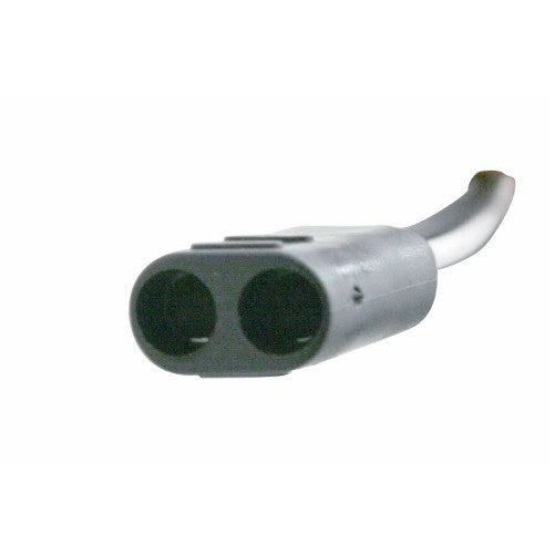 100 Count 2-Prong Female Bullet Plugs 16G Wire Harness Roll 100 ft. 12" Spacing