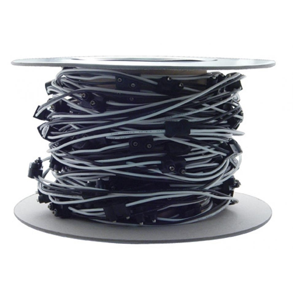 1 ea. Male Black & White 6" Single Lead Wire w/.180 Bullet Termination