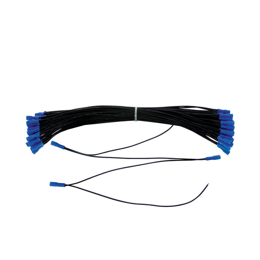 100' Long 0.180" Female Buttet Plug Continuous Wire Harness. 13" Leads