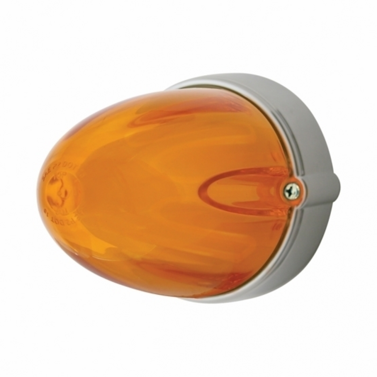 9 LED Dual Function GloLight Watermelon Grakon 1000 Flush Mount Kit - Amber LED/Amber Lens