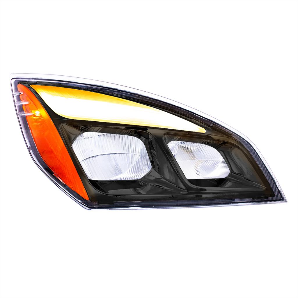 Blackout All LED Headlight For 2018-22 Freightliner Cascadia Passenger & Driver