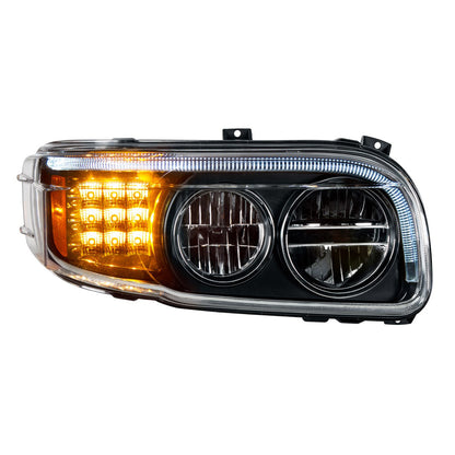 Blackout LED Headlights Peterbilt 388 (2008-15) 389 (2008-23) Driver & Passenger