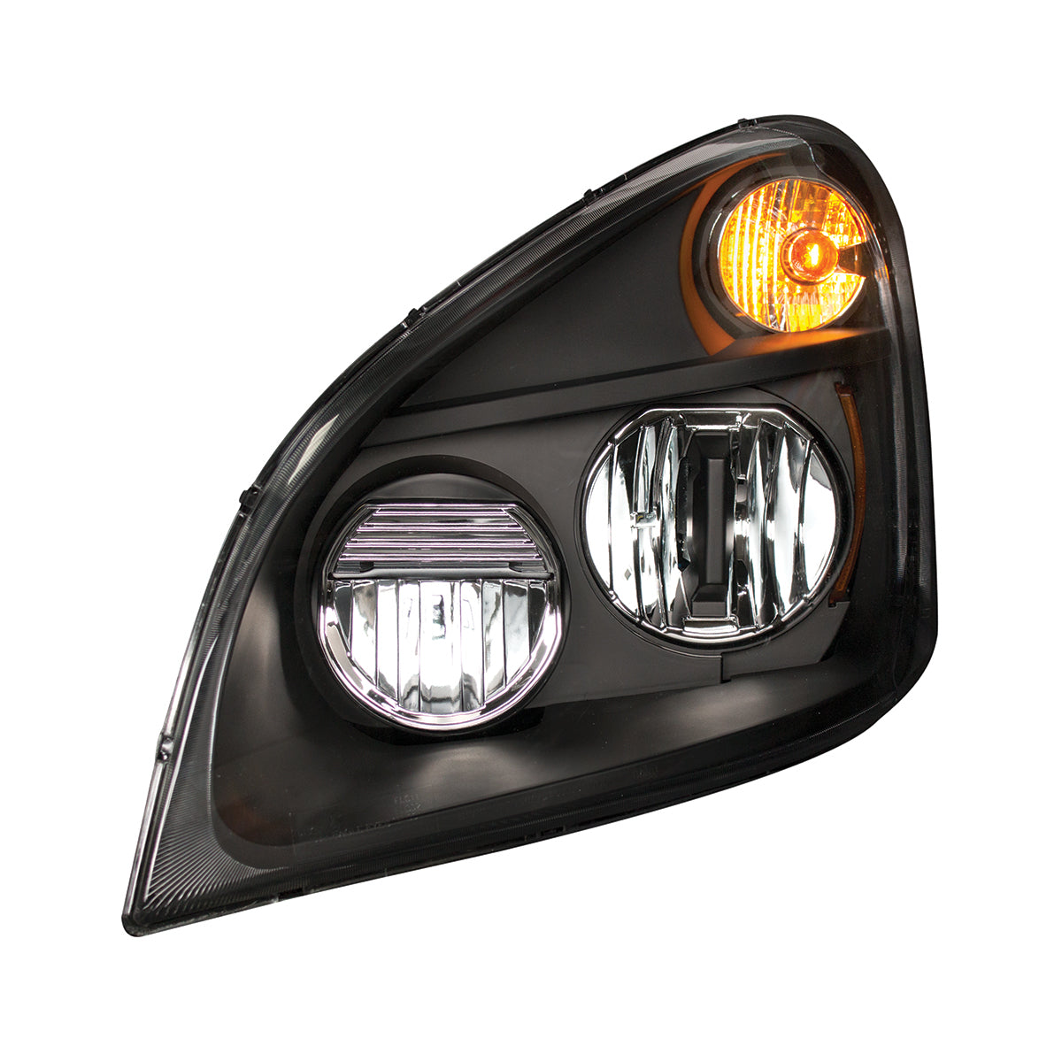 One Pair of Blackout LED Headlight For 2008-2017 Freightliner Cascadia LH & RH
