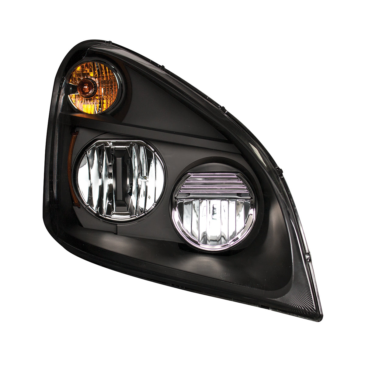 One Pair of Blackout LED Headlight For 2008-2017 Freightliner Cascadia LH & RH