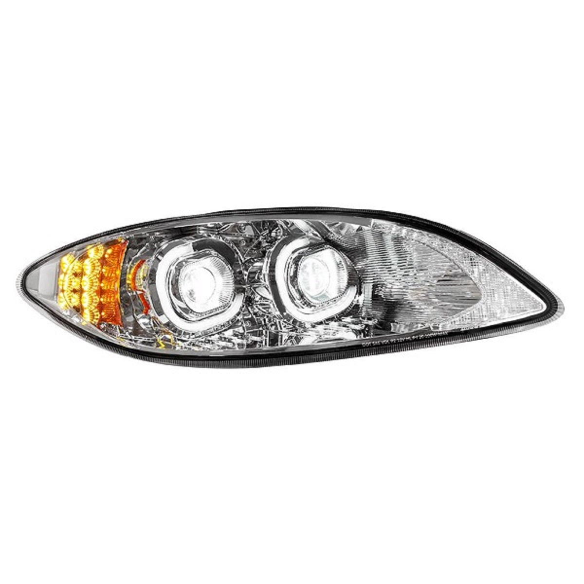 Chrome LED Headlight For 2006-2017 Fits International Prostar RH And LH Side