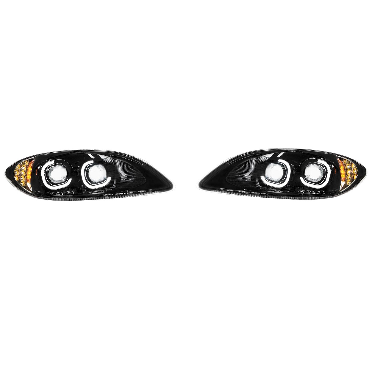 Blackout LED Headlight For 2006-2017 Fits International Prostar RH And LH Side