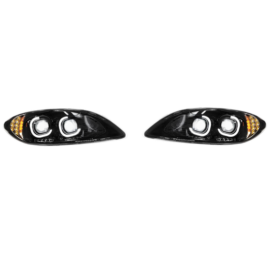 Blackout LED Headlight For 2006-2017 Fits International Prostar RH And LH Side