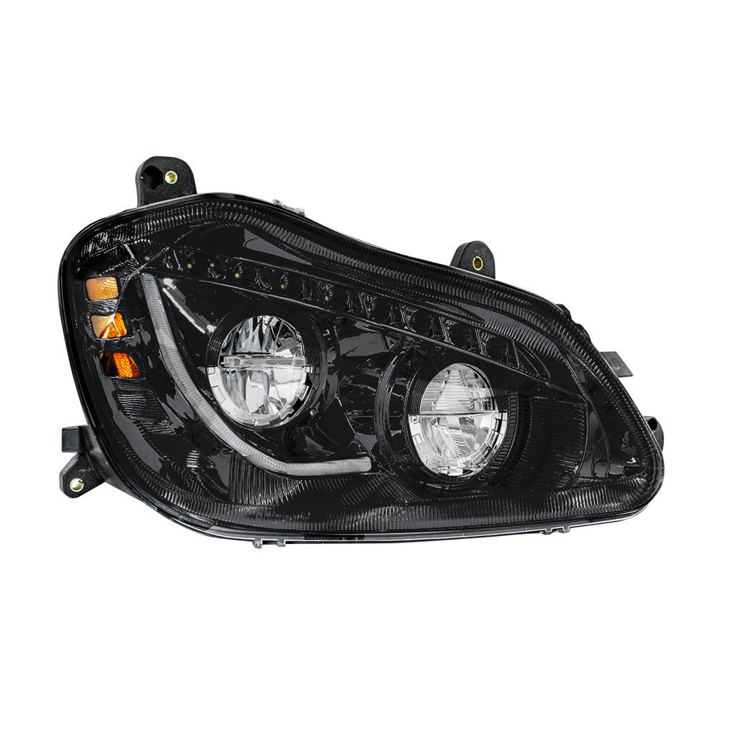 Blackout LED Headlights fits Fits Kenworth T680 2013-21 Driver & Passenger