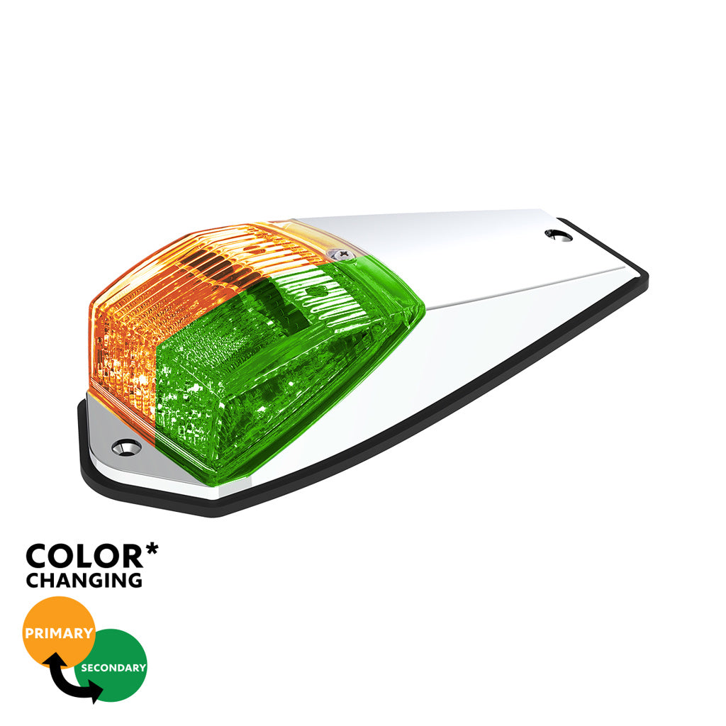 17 LED Grakon 5000 Cab Light Dual Color. Amber Clearance to Green Auxiliary